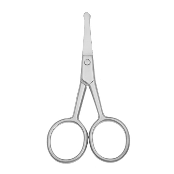 Motanar Safety Hair Scissors Stainless Steel Blunt Tip Scissor for Hair Cutting Professional Grooming for Eyebrows, Nose, Moustache, Beard Men Women