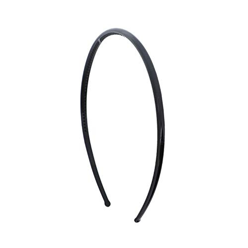 Motique Accessories Thin Plastic Headband - Set of 8-Black