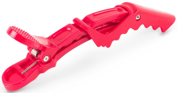 GBSTORE 12 PCS Random Color Hair Tamer Croc Hair Styling Clips for Women and Girls