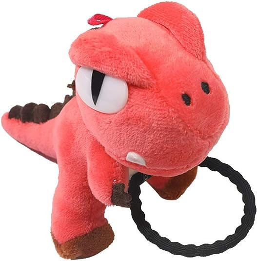 Red Body Chain, Women Girl Cute Dinosaur Rubber Band Hair Rope Scrunchy Ponytail Holder Headwear Elastics and Ties