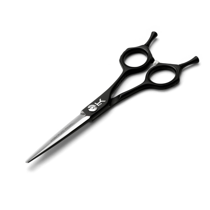 Very Sharp Kobaruto Rebel - 440c Silver Black Cobalt 5.5" Barber Scissors Stylist Hair Shears