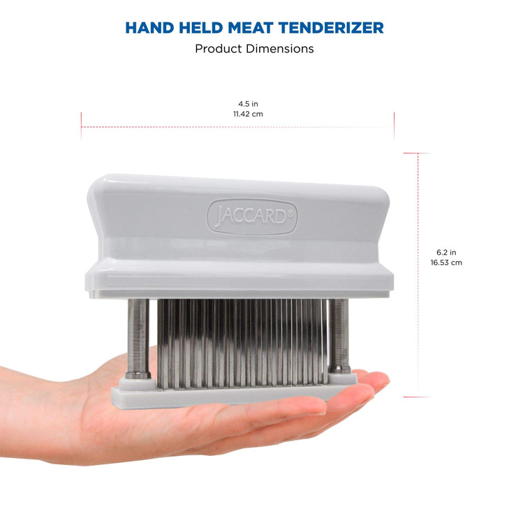 Jaccard 200348, 48 Blade Durable Meat Tenderizer with Stainless Steel Razor Sharp Needle, Cooking Gadget for Tenderizing Chicken, Beef, Pork, Veal, B