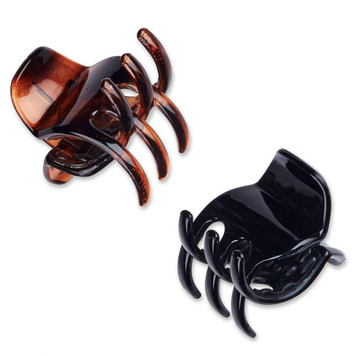 Scunci No-Slip Grip Chunky Jaw Clips All-Day Hold, 2-Pieces per Pack (2-Pack)