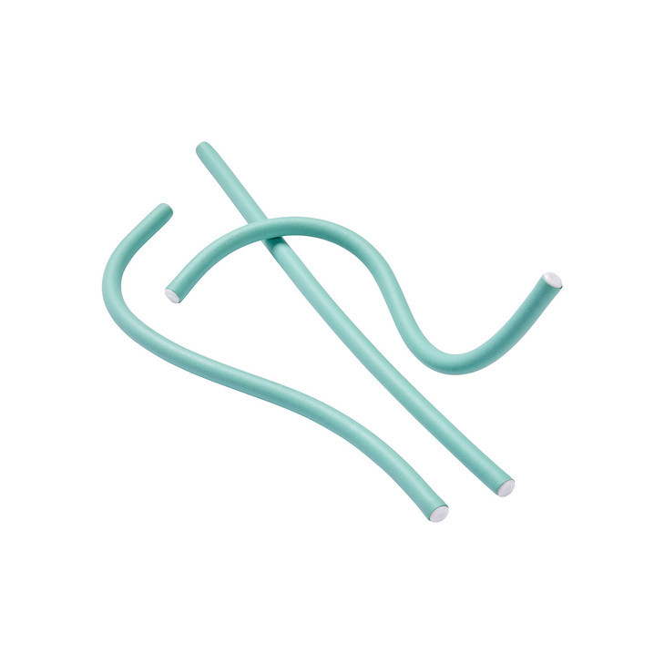 Red by Kiss Flexi Rods - Heatless Hair Curler for 90S Glamorous Bouncy Curls Beach Waves, No Slips, Sleep Styler (10" Length, 5/16" Diameter)