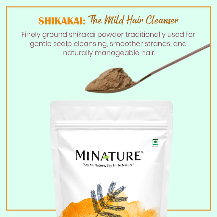 minature Shikakai (Acacia Concinna) Powder | Excellent Hair Conditioner & Cleanser| Frizzy Hair |For Men & Women Hair Pack| Suitable for All Hair Typ
