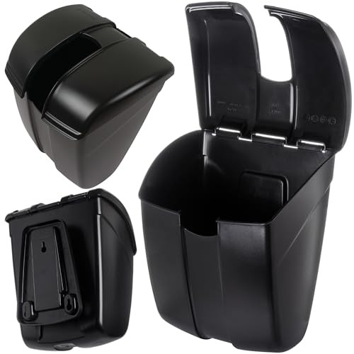 San Jamar Saf-T-Ice Plastic Scoop Caddy for Scoops, 86 oz, Black