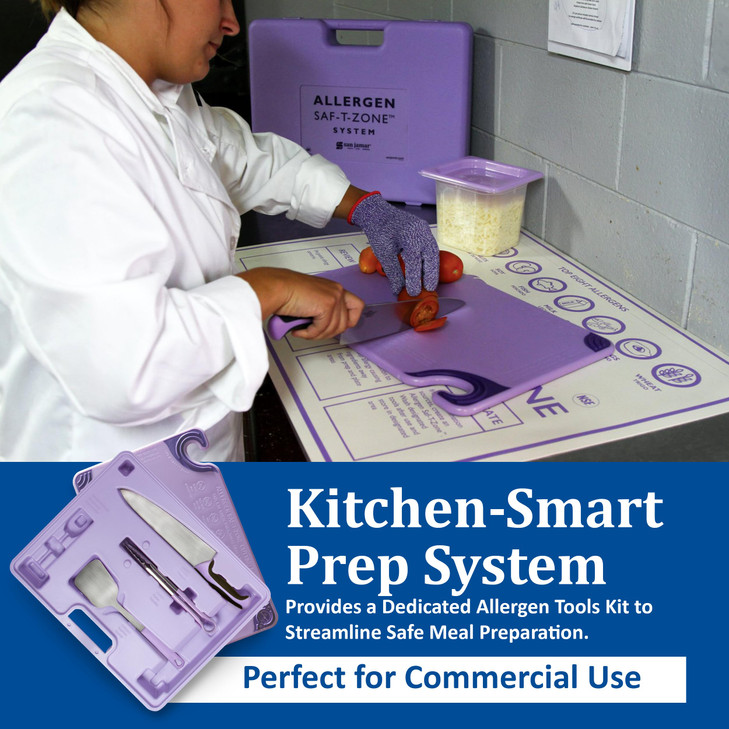 Carlisle FoodService Products San Jamar ASZ121812SYS Allergen Saf-T-Zone System Kit,Multicolor