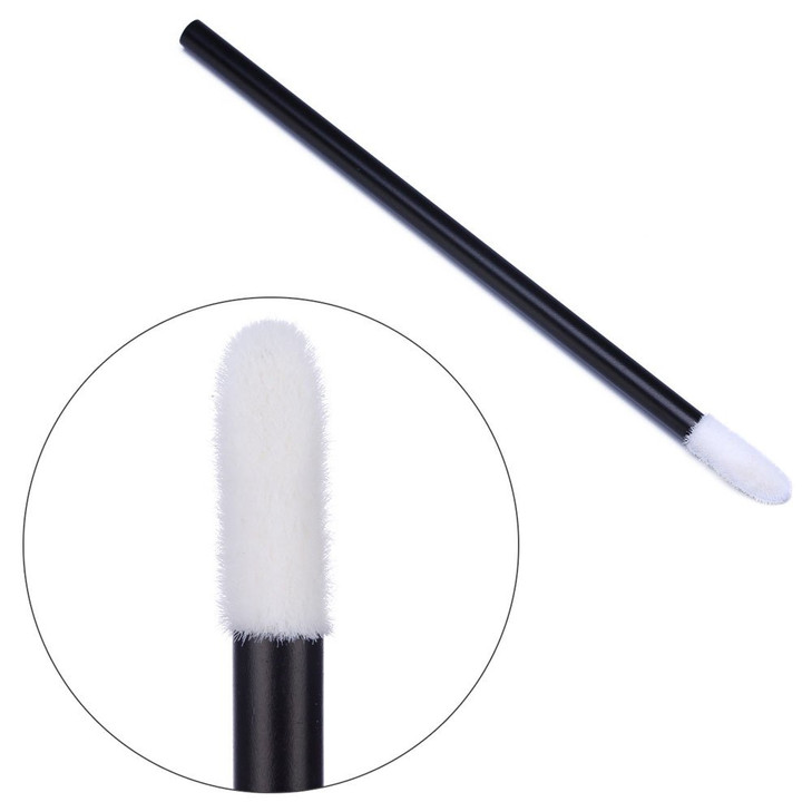 200 Pieces Disposable Lip Wands, Lip Brushes, Lipstick & Gloss Applicators Lint Free Makeup Applicator Brush Beauty Tool
