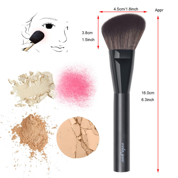 Vela.Yue Angled Blush Makeup Brush Face Powder Blusher Bronzer Highlighter Contour Brush