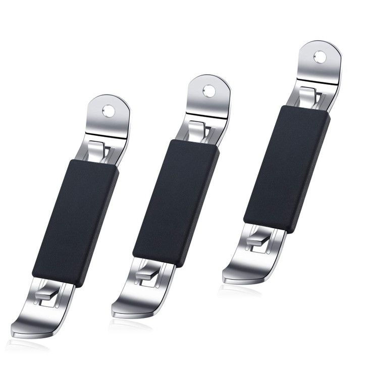3 Pieces Magnetic Bottle Openers Can Opener Classic Beer Opener Stainless Steel Small Bottle Opener Can Tapper with Magnet for Camping and Traveling