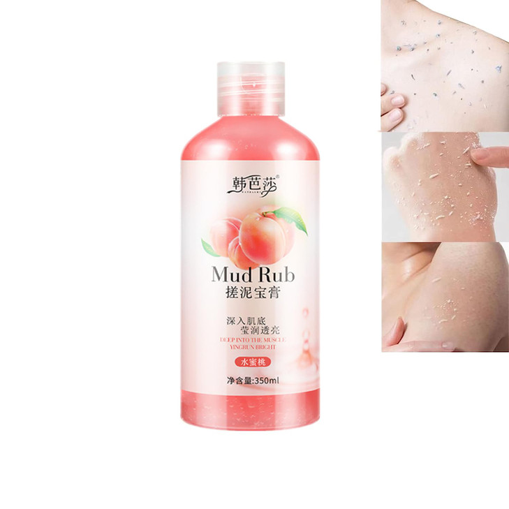 Peach Mud Scrub Exfoliator - Body Scrub (350ML)
