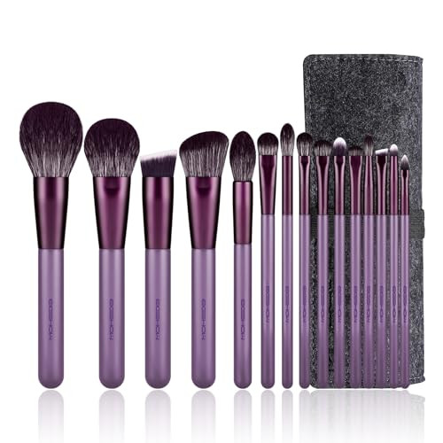 Makeup Brush Set, EIGSHOW Professional Makeup Brushes Kit Foundation Powder Concealers Eye Shadows Makeup 15 Piece for Eye Face Liquid Cream Cosmetic