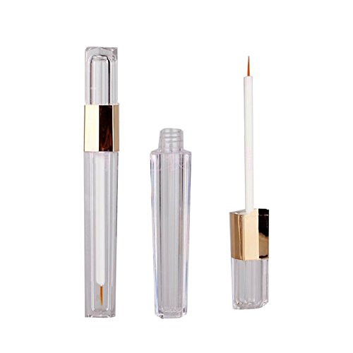 2Pcs 3ml Multi-functional Empty Acrylic Eyelashes Tube Mascara Tube Eyeliner Vials Bottle Container