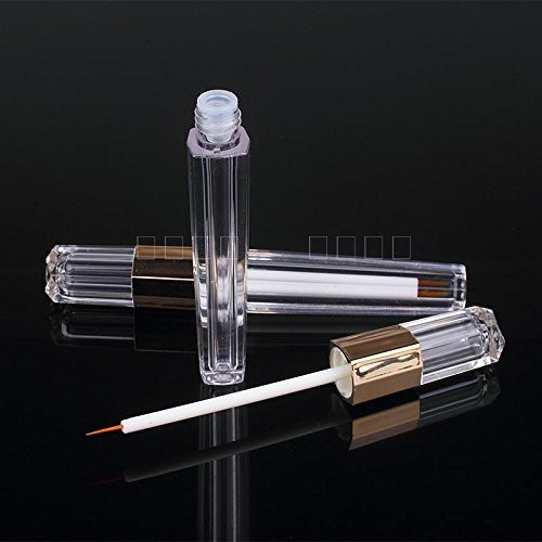 2Pcs 3ml Multi-functional Empty Acrylic Eyelashes Tube Mascara Tube Eyeliner Vials Bottle Container