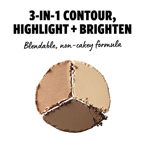 NYX PROFESSIONAL MAKEUP 3 Steps to Sculpt, Face Sculpting Contour Palette - Light