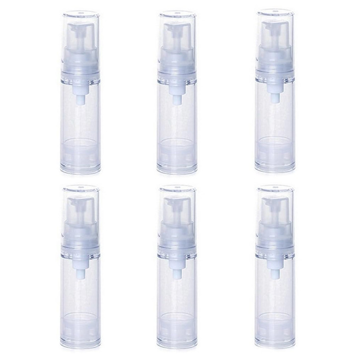 5ML Airless Pump Bottle-Empty Refillable Airless Vacuum Pump Cream Lotion Bottle Travel Bottles Toiletries Liquid Container for Cosmetic Make-up Pack