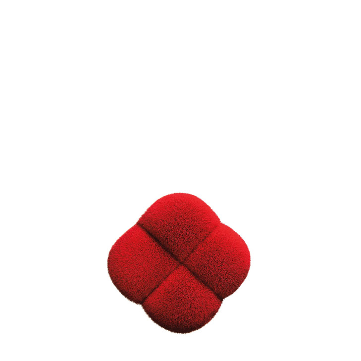 Shiseido HANATSUBAKI HAKE Polishing Face Brush - Contours & Buffs for Polished, Streak-Free Finish - High-Performance, Animal-Free Fibers - Made in J