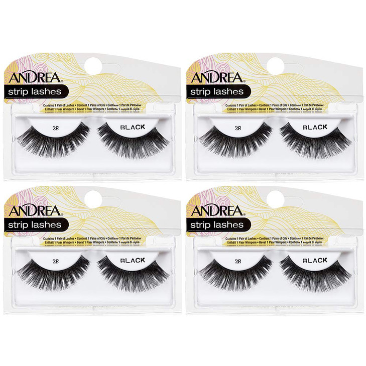 Andrea False Lashes Style 28 - Black 4 pairs