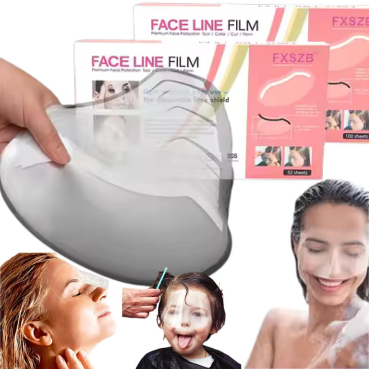 EBANKU 100 PCS Microblading Shower Visor, Upgrade Eyebrow Shower Shields Protector, Shower Goggles Face Cover Bath Visor for Adults Hair Salon Suppli