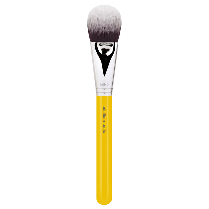 Bdellium Tools Professional Makeup Brush - Studio Series 968 BDHD Phase II Small Foundation/Contour - With Soft Synthetic Fibers, For Versatile Appli