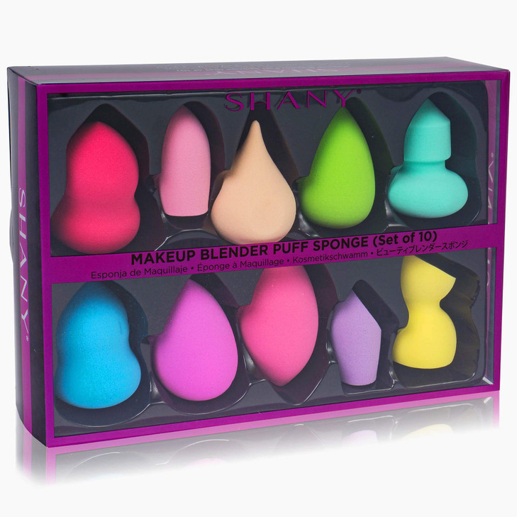 SHANY Blender Makeup Sponge Blending Puff Set for Liquid, Cream, and Powder Foundations and Concealers - Latex-free,High-density, Vegan, Multipurpose