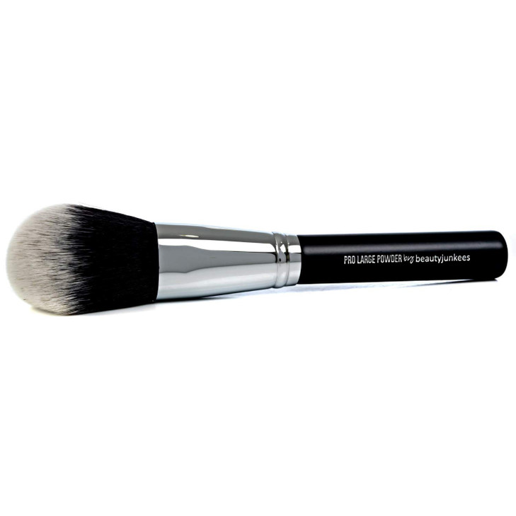 Large Finishing Powder Makeup Brush - Big Fluffy Domed Powder Make Up Brushes for Full Face, Body Bronzer Contouring, Loose, Mineral, Compact, Transl