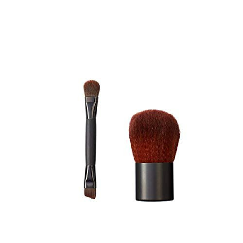 Makeover Vegan Love Duo Mini Eye and Buki Brush, Large