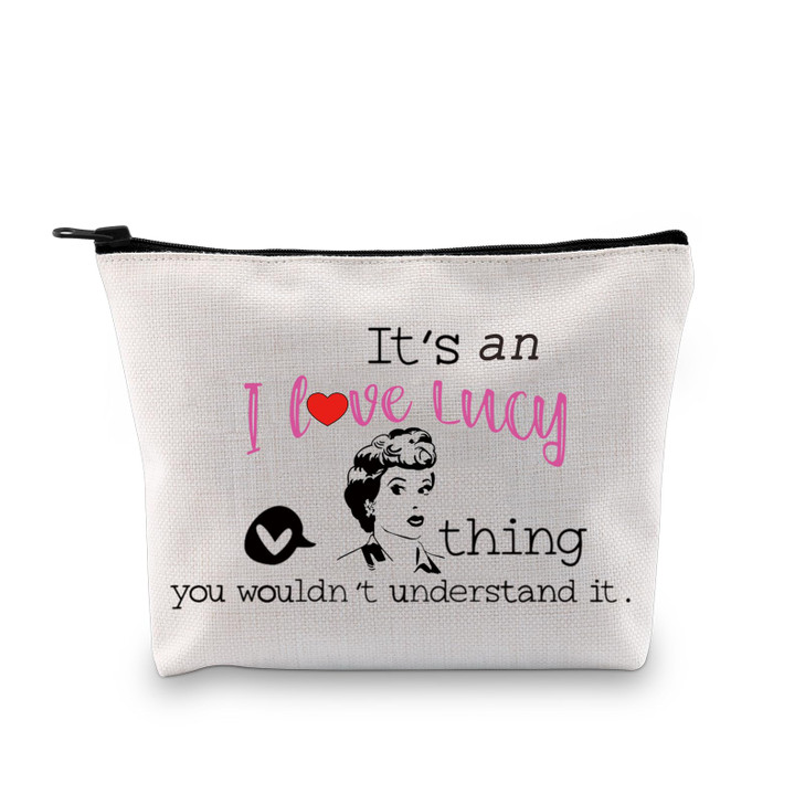 GJTIM TV Show Inspired Gift Its A Thing You Wouldnt Understand It Zipper Pouch Makeup Bag for Fans (L thing bag)