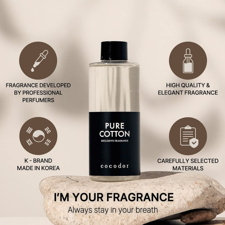 COCODOR Reed Diffuser Oil Refill/Black Cherry /6.7oz / 3 Pack/Aromatherapy, Home Fragrance, Scented Oils, Oils for Reed Diffuser, Bathroom Home Decor