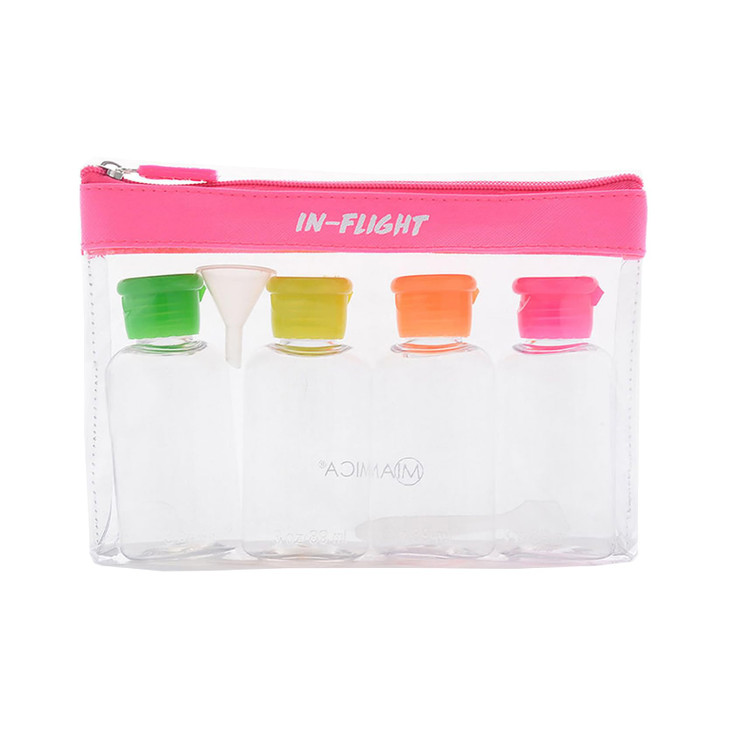 Miamica Women's Multicolor/Pink Case, 6.5 L x 7.5 W x 1.25 D