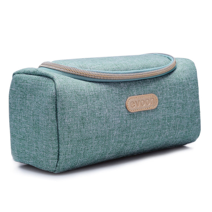 evoon Essential Oil Bag, 12 Bottles Perfect Portable Essential Oils Travel Case for Young Living & doTerra Suitable for 5ml,10ml,15ml Bottles Light B