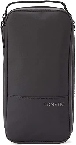 NOMATIC Toiletry Bag for Travel - Great for Travel Size Toiletries - Travel Essentials Wash Bag - Travel Makeup Bag, (Black), Large V2