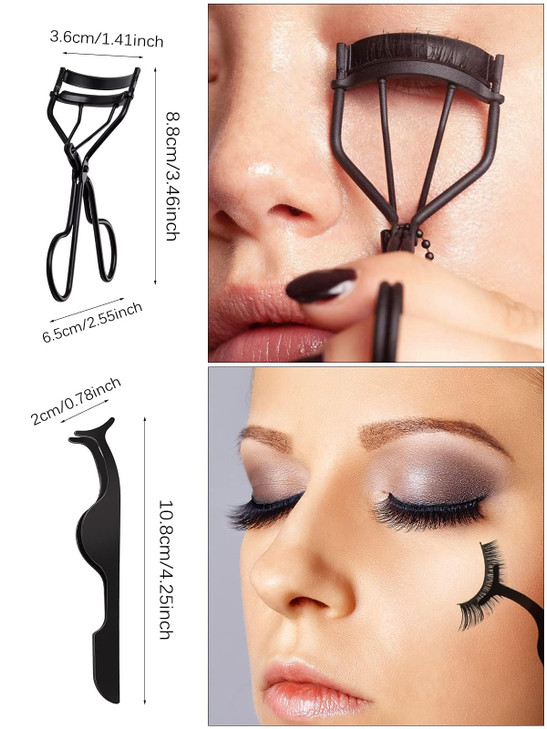 EBANKU 7pcs Eyelash Comb Brush Tools Eyebrow Brush Comb Eyelash Separator Tool Professional Eye Brow Spoolie Brushes for Makeup Grooming Eyelash Curl