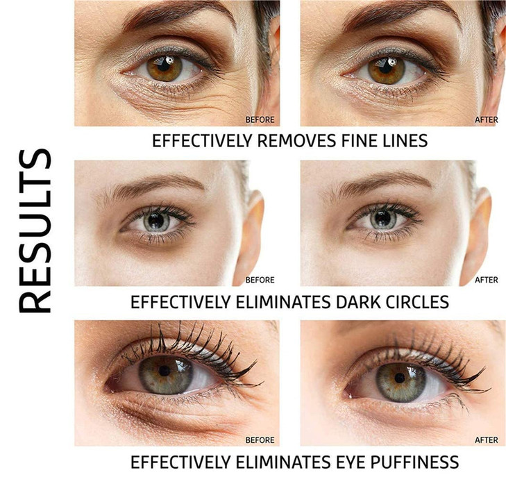 Ruzzut Under Eye Patches - 30 Pairs 24K Gold Moisturizing Under Eye Mask, Anti Aging Collagen Eye Masks Skincare Eye Patches for Puffy Eyes and Dark