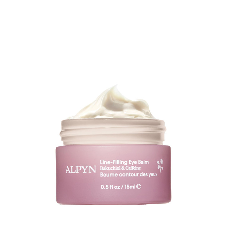 Alpyn Line-Filling Eye Balm with Bakuchiol & Caffeine, Reduce the Look of Fine Lines & Wrinkles, Minimize the Appearance of Puffiness & Target Dark C