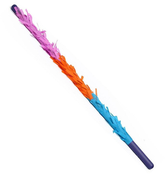 Colorful Pinata Buster Party Stick - 30" - Durable Plastic & Paper - Perfect for Birthdays, Kids' Parties, Cinco De Mayo & More (1 Pc. )