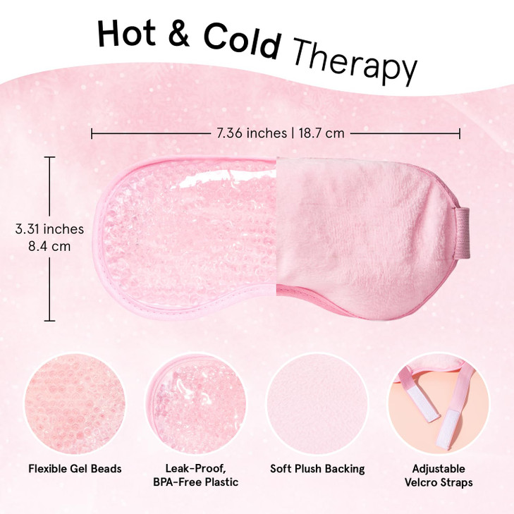 grace & stella Eye Wrinkle Pads and Patches - Cooling Eye Mask for Puffiness - Ice Mask - Gel to Reduce Wrinkles, Dark Circles, Eyebags, Migraines -