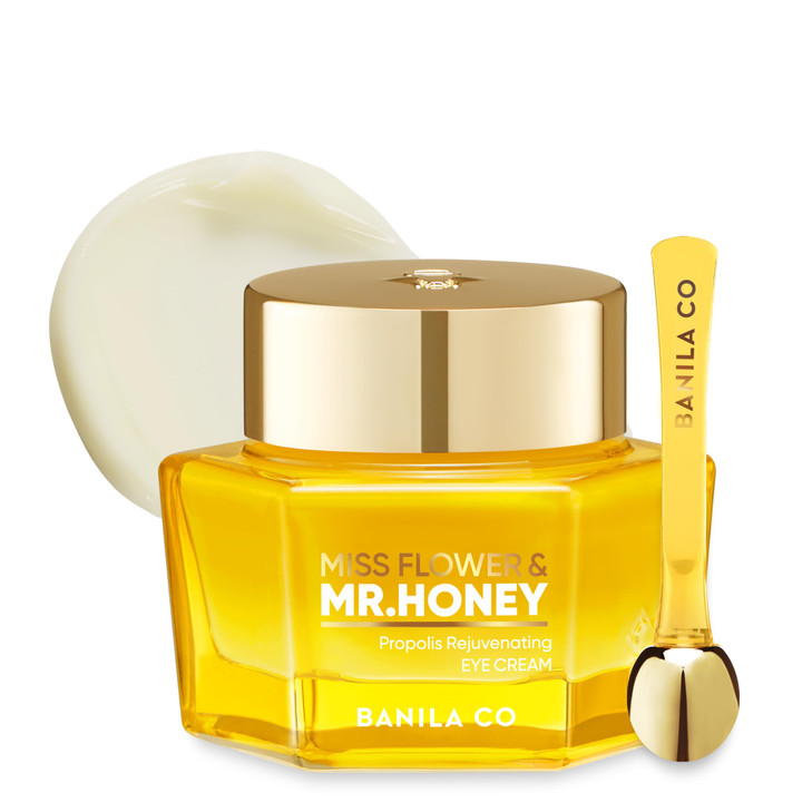 BANILA CO Miss Flower & Mr Honey Propolis Rejuvenating Eye Cream | Nourishing Moisturizer with Propolis Extract & Royal Jelly | Hydrating Korean Skin