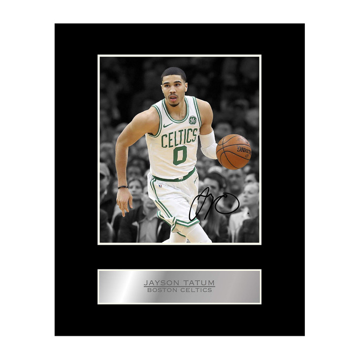 Jayson Tatum Print Signed Mounted Photo Display #01 Printed Autograph Picture Print