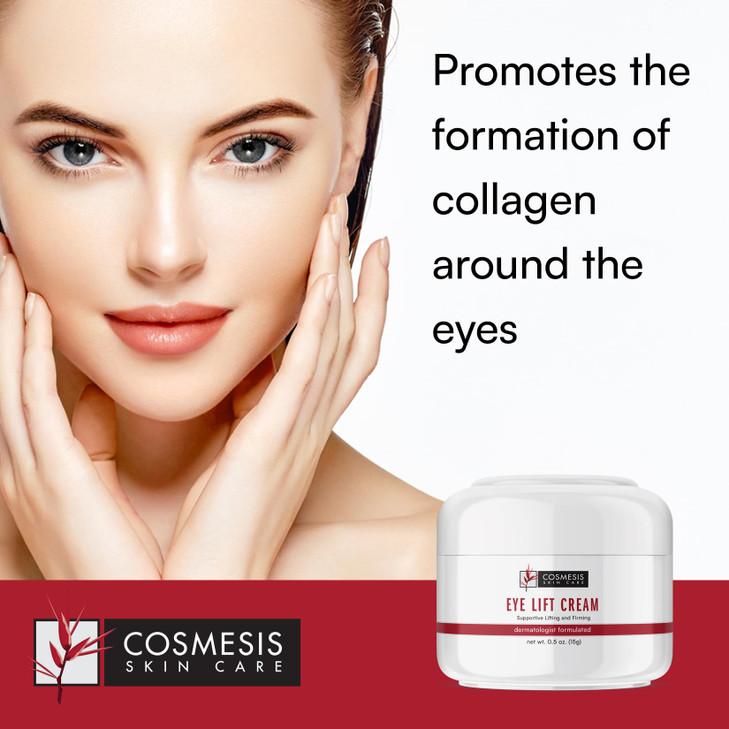 Eye Lift Cream - Lifts & Firms, Promotes Collagen & Elastin Formation, Minimizes Aging - 0.5 fl oz - Cosmesis
