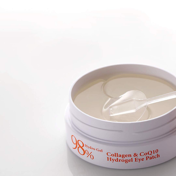 [PETITFEE] Collagen & Co Q10 Hydrogel Eye Patch 60 pcs(30 pairs) / wrinkles,moisture/Korean Cosmetics