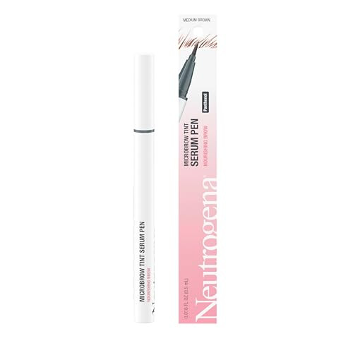 Neutrogena Microbrow Tint Serum Pen, Precision Tipped Tinted Eyebrow Pen with Panthenol to Nourish & Condition Brows, Helps Create Fuller, Natural-Lo