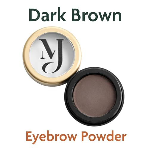 Dark Brown Eyebrow Powder  Long-Lasting, Waterproof, Smudge-Proof Brow Powder for Natural, Defined Brows  Vegan & Cruelty-Free Eyebrow Makeup by Ma