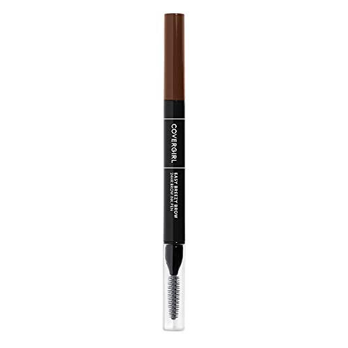 COVERGIRL - Easy Breezy Brow 24HR Brow Ink Pen, dual applicator, ultra-precise felt-tip, spoolie comb, water-resistant, lightweight, 100% Cruelty-Fr
