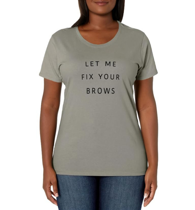 Womens Womens Makeup Artist Tee Shirt: microblading & brow T-Shirt