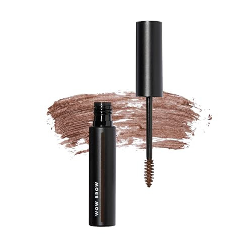 e.l.f. Wow Brow Gel, Volumizing, Buildable, Wax-Gel Hybrid, Creates Full, Voluminous-Looking Brows, Locks Brow Hairs In Place, Brunette