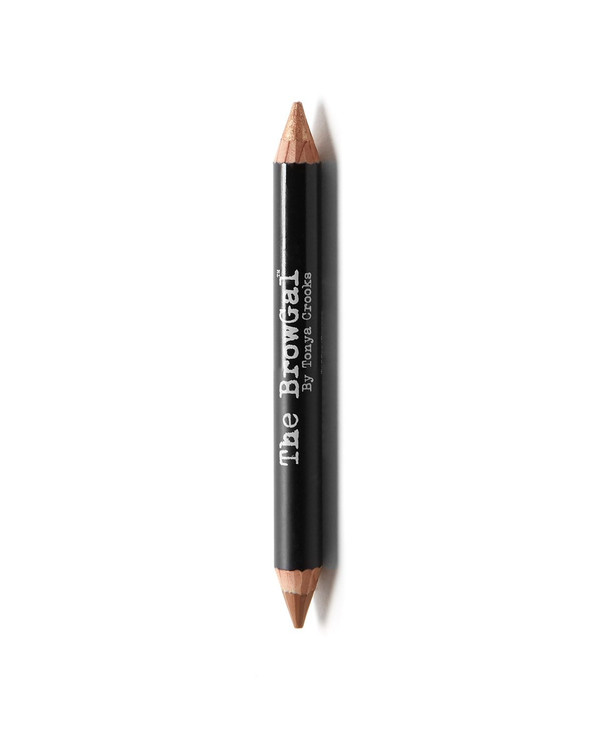 The BrowGal 2 in 1 Highlighter Pencil, Toffee/Bronze