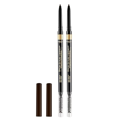 L'Oreal Paris Makeup Brow Stylist Definer Waterproof Eyebrow Pencil, Ultra-Fine Mechanical Pencil, Draws Tiny Brow Hairs and Fills in Sparse Areas an