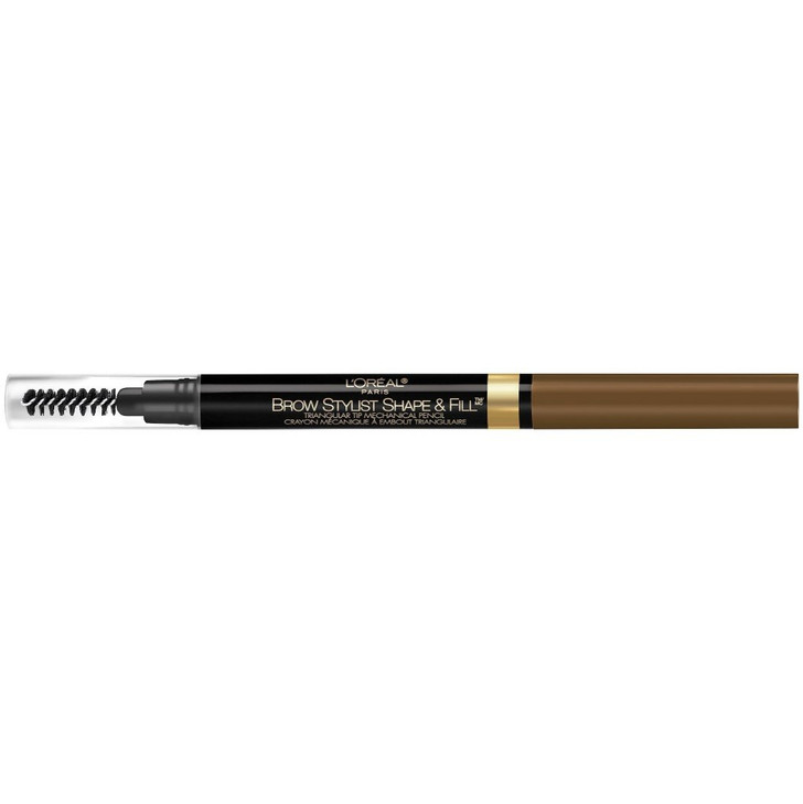 L'Oreal Paris Brow Stylist Shape & Fill Mechanical Eye Brow Makeup Pencil, Dark Blonde, 0.008 oz.