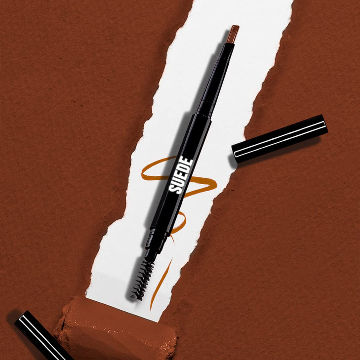 Joey Healy Brow Architect Stylo, Precision Waterproof Eyebrow Pencil and Long-Lasting Eyebrow Enhancer, Suede (Medium to Deep Red Tones)
